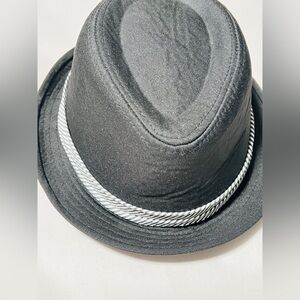 Black Fedora Hat – Nicole Marciano – Adjustable Fit – Classic Trilby Style